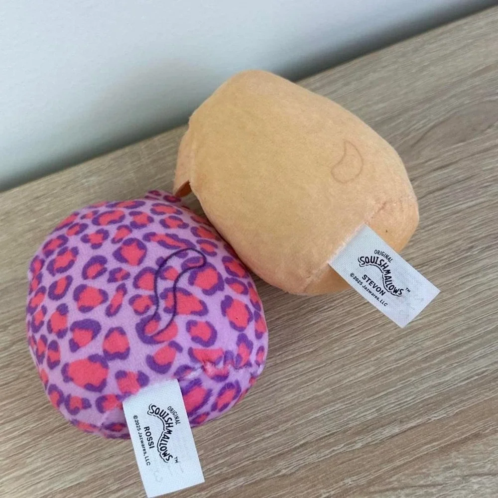 Mini Squishmallow Duo Leopard and Dog Stuffed Animals